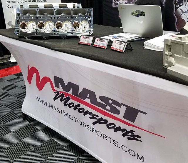 MastMotorsports's tweet image. From:mastmotorsports - Come see us at Booth 3128. We have a few new products to check out including the #largebore #