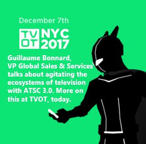 TVOTshow's tweet image. Very excited for the @ThomsonCast sponsored ATSC 3.0 panel today!