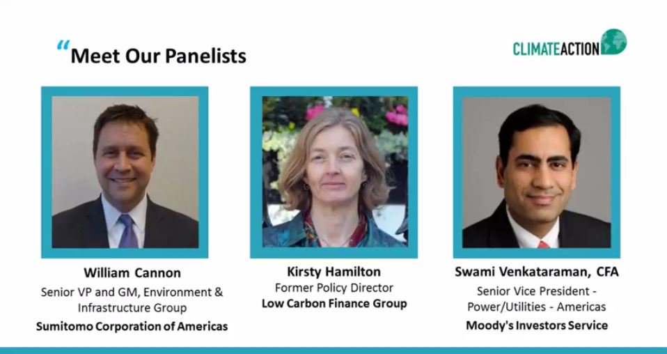 Climate_Action_'s tweet photo. Did you miss our webinar on #financing a #energy #transition? You can now view the recording here: https://t.co/ciEM64B11Q #SInv17 @ChathamHouse @SumitomoAmerica @MoodysInvSvc https://t.co/b6GGEkXH3w