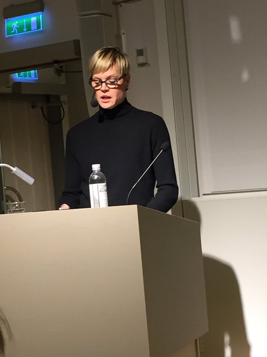 StJohanson's tweet photo. Statssekreterare Elisabeth Backteman talar om djursjukvård på SLU https://t.co/BSoEFnDH5g