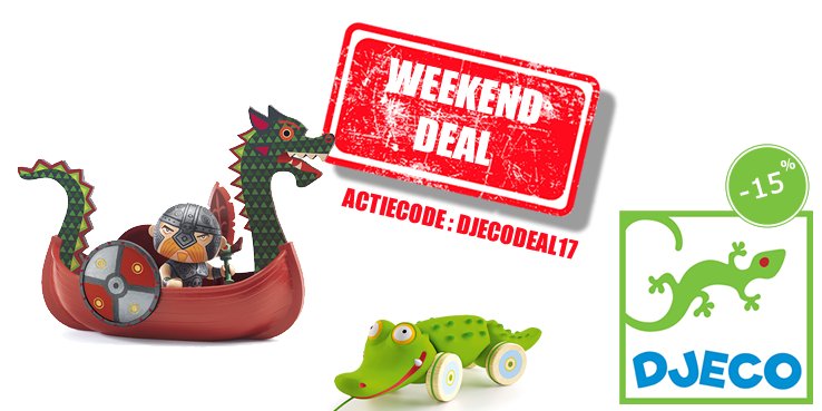 Weekenddeal 4 : -15% op alles van ons hoofdmerk Djeco ! Meer info op bit.ly/2ADvmEJ #weekenddeal #korting #kerst #kerstmis #actie #kerstboom #djeco