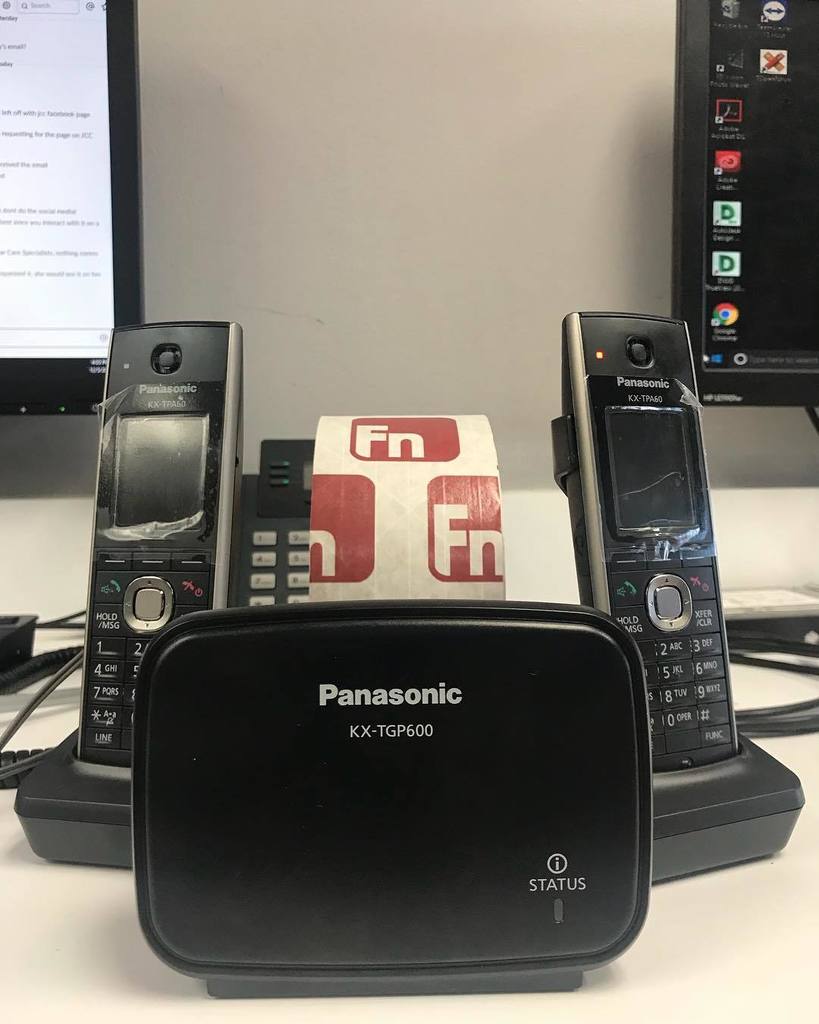 funcshun's tweet photo. New set of wireless phones for a client! #funcshun #panasonic •FUNCSHUN•
•786.519.3862•
•https://t.co/IKgaO5V3sg•
#phone #voip #pbx #wireless #tape #monitoring #msp #csp #mssp #miami #miamidade #monitor #it #support #seo #webdesign #yealink https://t.co/YctfYYkVsn https://t.co/iA9Mq5rm3o