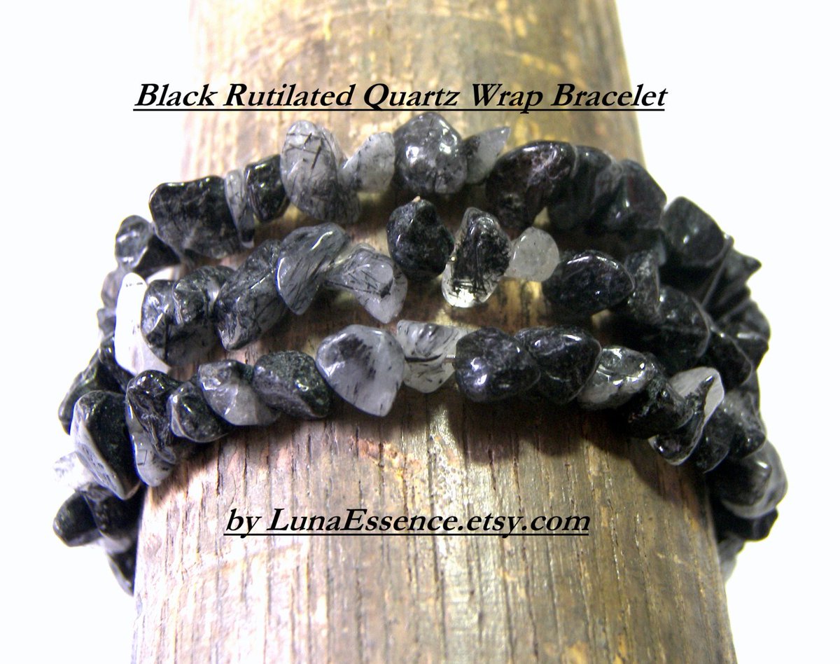 lunaessence's tweet image. ON SALE Black Wrap Bracelet Black Rutilated Quartz Triple Wr… etsy.me/2wpzFmI #HandmadePurses #BlackBracelet
