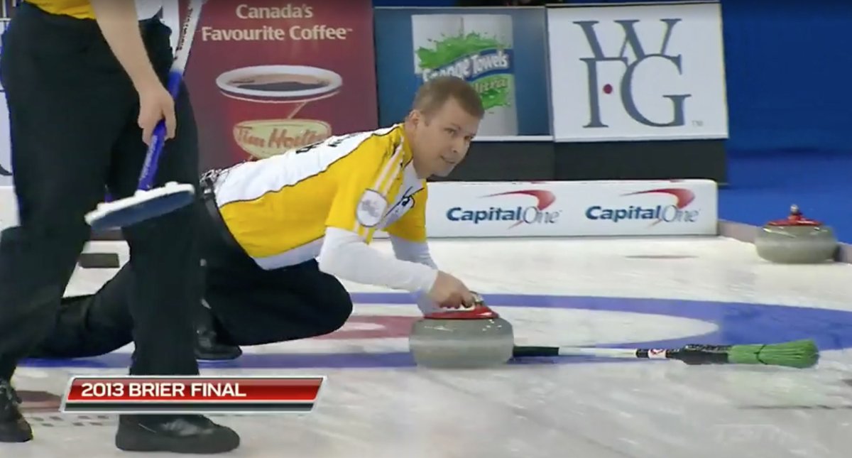 TSN_Sports's tweet photo. McEwen's latest spin-o-rama joins list of memorable curling shots. VIDEO: https://t.co/ge3hwPu9kh https://t.co/A06dQ97ABk