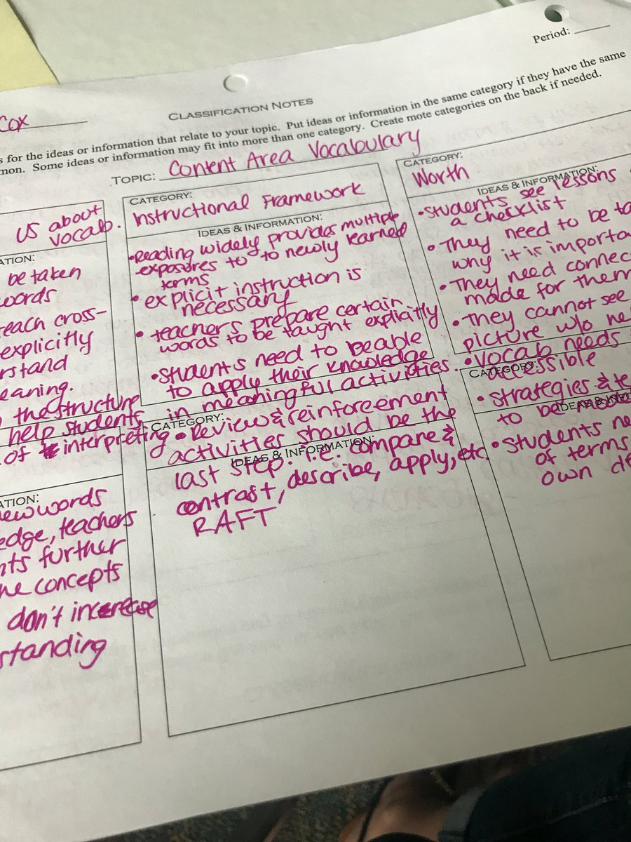 MrsCoxSS's tweet photo. Vocabulary instruction in the content area classroom #weallteachreading #carpd #WeAreMCPS #civicsftw https://t.co/5sAvJDFk4Y