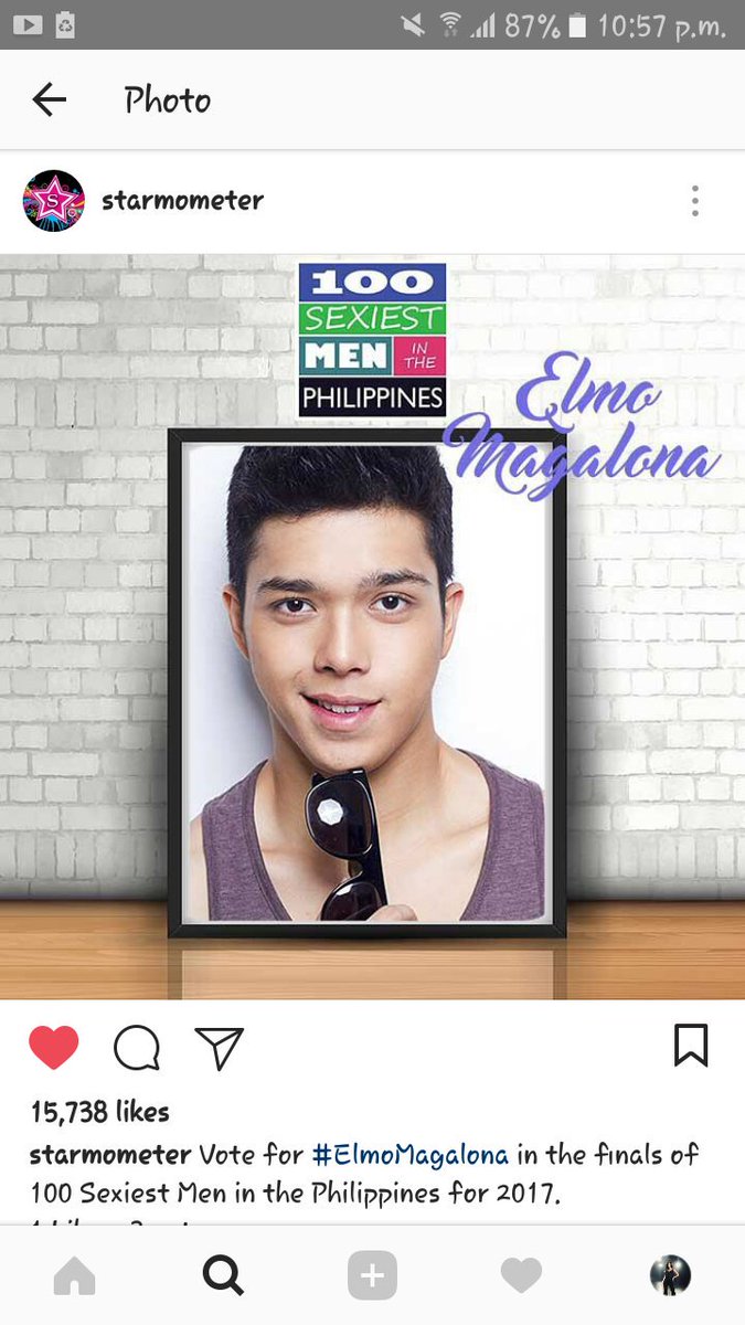 More likes & comments guys!!
#ElmoMagalona 
#100SexiestMenPH2017