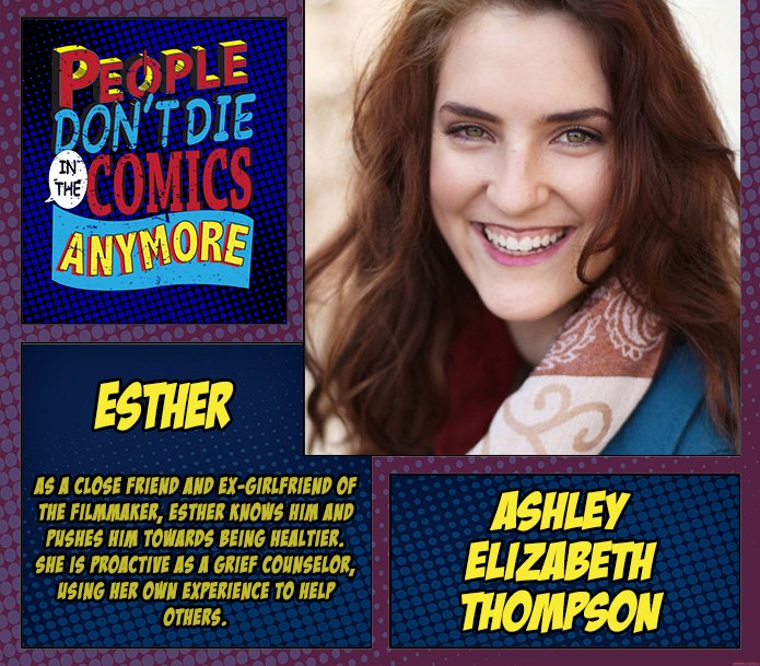 pdcmovie's tweet photo. We are thrilled to have Ashley Elizabeth Thompson join our team as the grief-counseling, no-holds-barred, passionate "Esther", who (tries) to lead the Filmmaker towards healing.

Our crowdfunding kicks off this Friday, Dec. 8th!

#indiefilm 
#crowdfunding https://t.co/NYUg7dCEWx