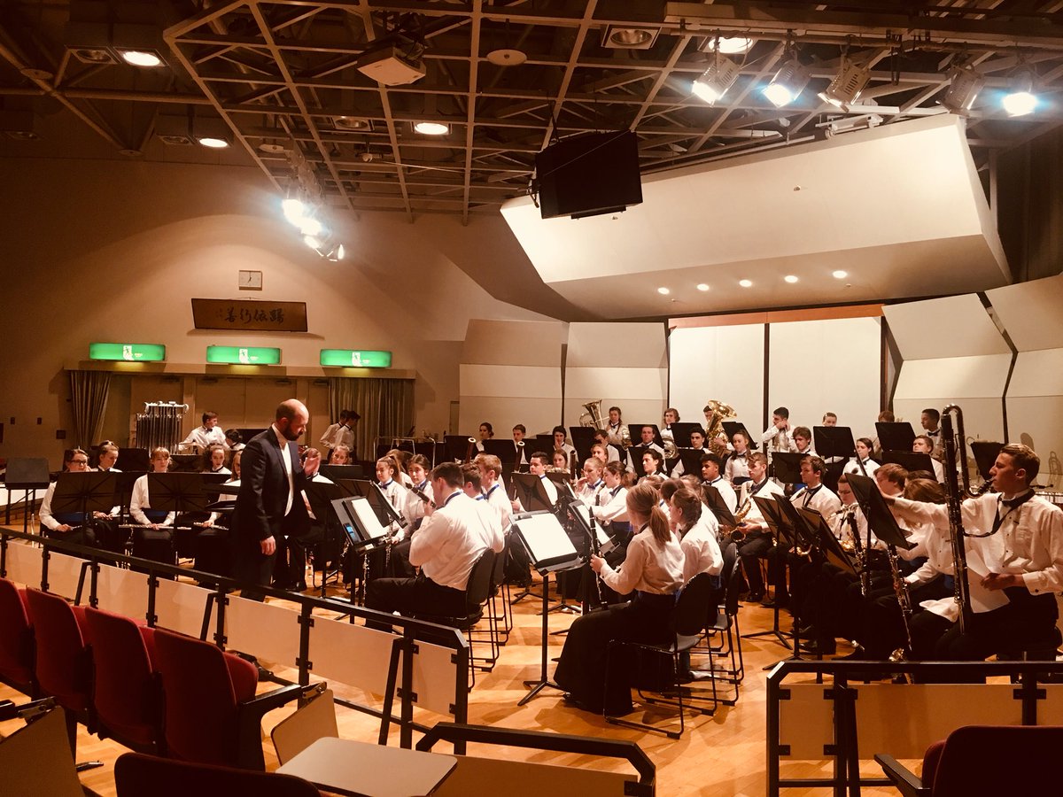 meionsympho's tweet photo. オーストラリア・エルサム高校シンフォニックバンドと名音大シンフォニックウインズによるジョイントコンサート終了！
心に残る素晴らしいコンサートになりました。 https://t.co/GnoxdNHwor