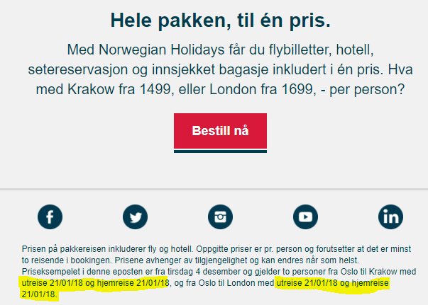 Nyhet fra Norwegian: kjempebillig pakkereise, inkl fly og hotell, med null overnattinger!