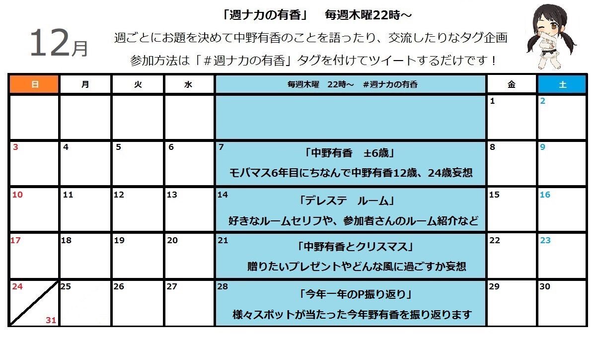 週ナカの有香 第四十一回 中野有香 6歳 Togetter