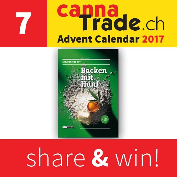 CannaTradech's tweet image. Share and Win the book: Backen mit Hanf - Berauschend gut! A product from #nachtschattenverlag