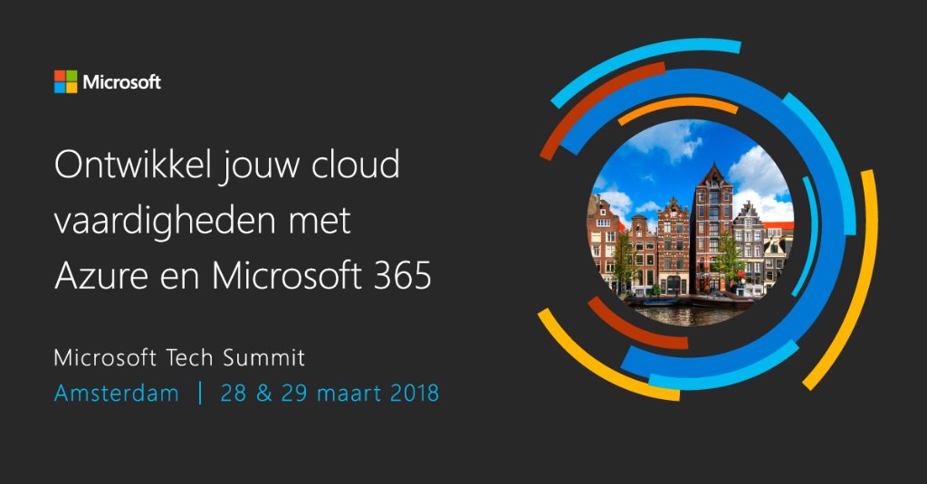 microsoftnl's tweet image. Hoe kan Microsofts cloudplatform jouw organisatie helpen met je #digitaletransformatie? Ontdek het tijdens de Microsoft #TechSummit: msft.social/hkBbFn