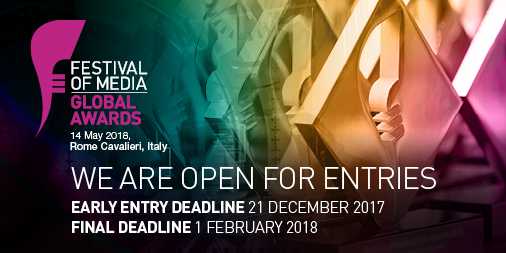 FestivalOfMedia's tweet photo. Got a killer campaign? Showcase it to the world &amp; enter the #FOMG18 Awards to get the recognition it deserves https://t.co/KlgEX6EMpP https://t.co/g0K8vfw1k2