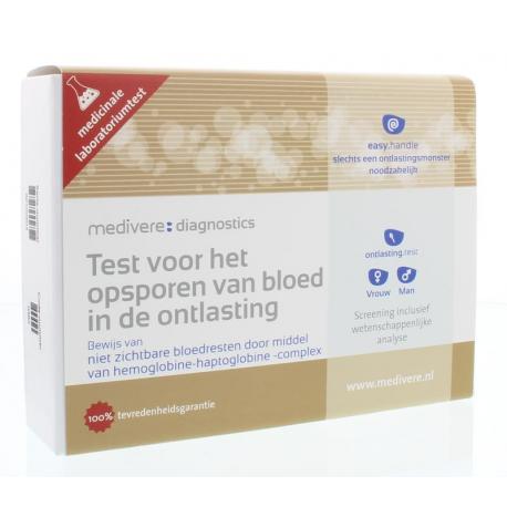 Medivere Diagnostics Darmpoliepen preventietest. Laboratorium analyse van het haemoglobine-haptoglobine complex ter opsporing van niet zichtbare bloedsporen in de ontlasting (darmpoliepenpreventie). Verkrijgbaar via link shop: nutri-super.com/darmpoliepen-p…  #darmpoliepen #gezondheid