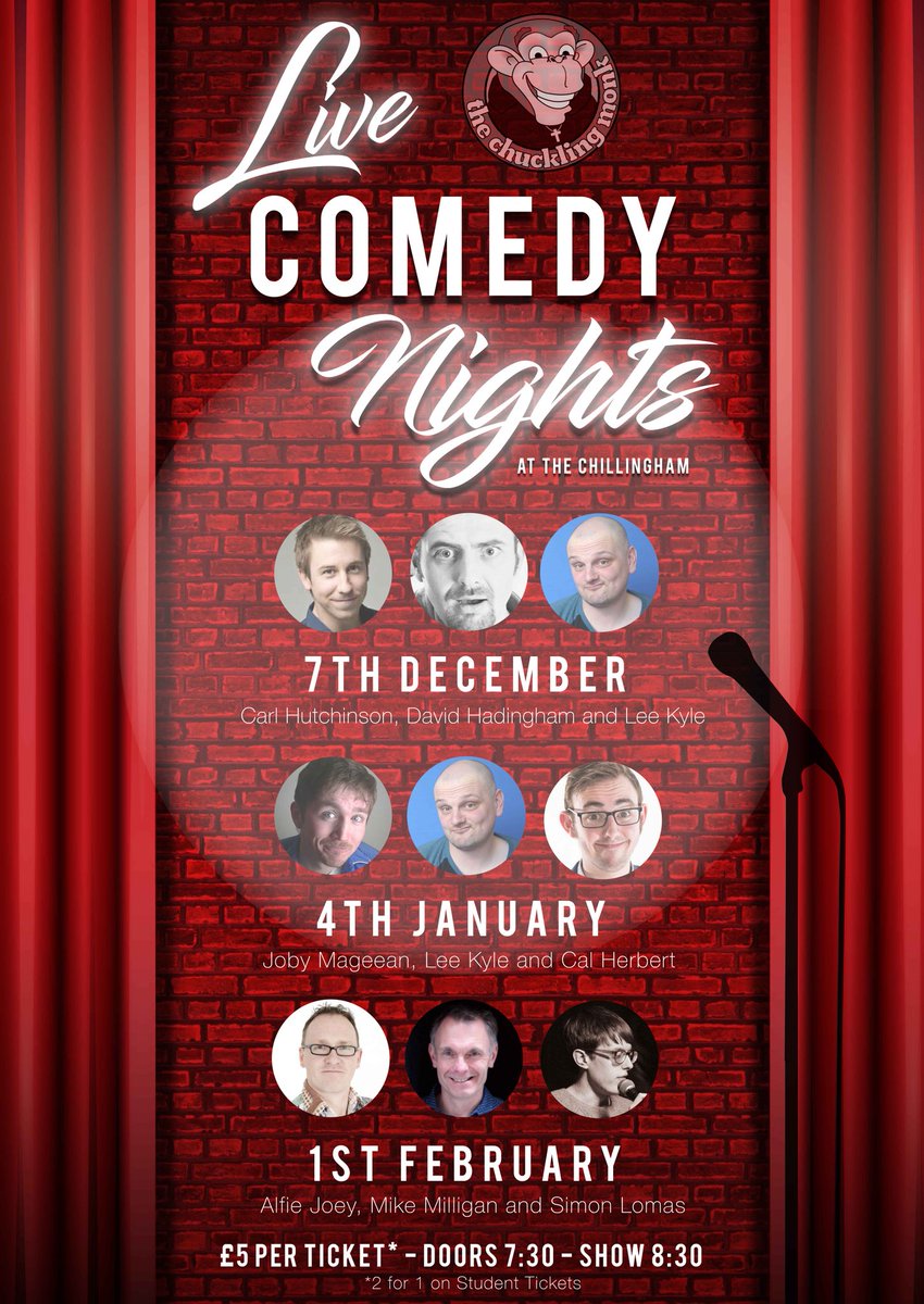 Forget Christmas for one day and have a laugh at the pub! Doors 7.30pm with show start at 8.30pm. <a href="/ChucklingMonk/">The Chuckling Monk</a> #livecomedy #local #sjf
