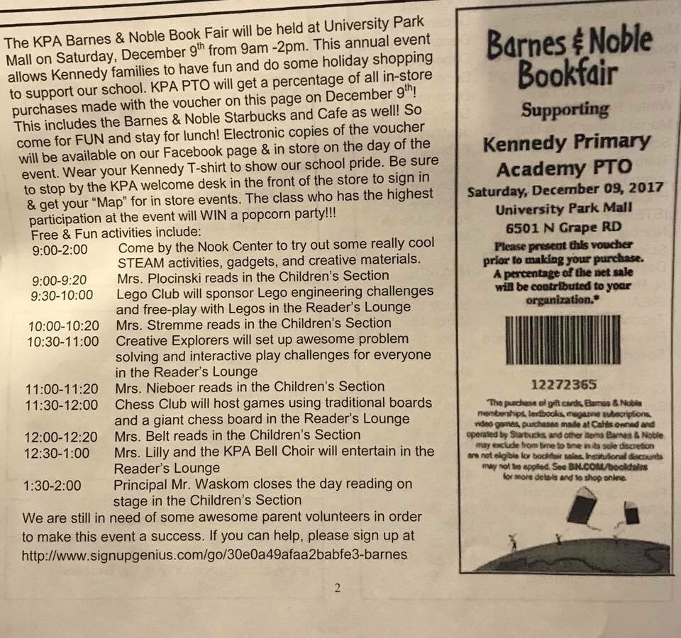 Kennedy Primary Pto On Twitter Lots Of Fun Activities Happening