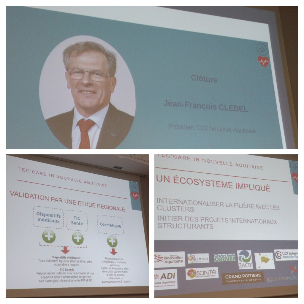 HerveDufau's tweet photo. Lancement de #teccare par @CCINleAquitaine avec @NvelleAquitaine et les clusters #Santé régionaux @allis_na @ClusterTICSante #gipso @invivolim  et @ADI_N_A https://t.co/MgKZu8PRg4