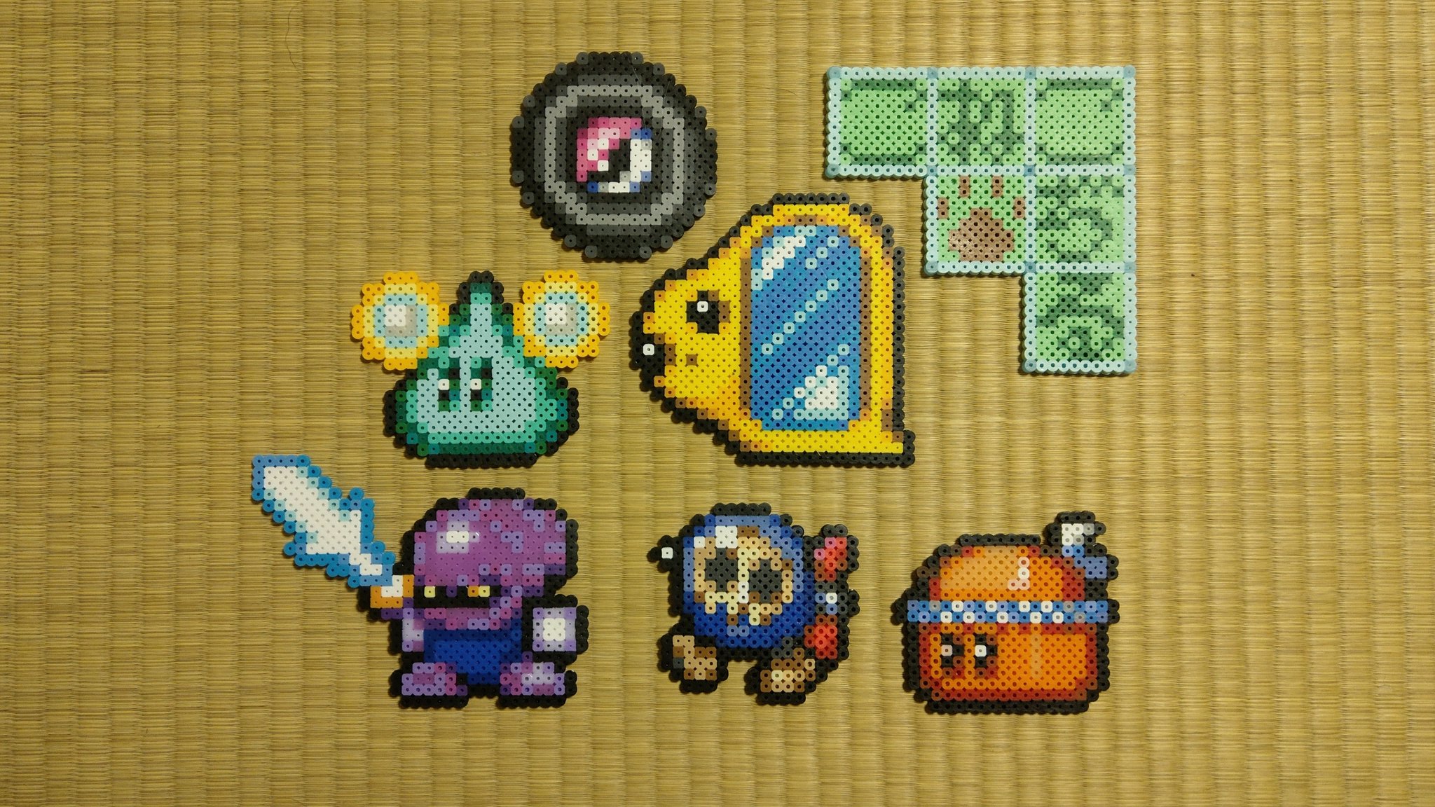 こねこぢる アイロンビーズ 今日はカービィの敵キャラいっぱい作りました 意外と名前知らない子多かったです 皆さんは名前を言えますか 星のカービィ アイロンビーズ パーラービーズ T Co 8qmqszk7bl Twitter