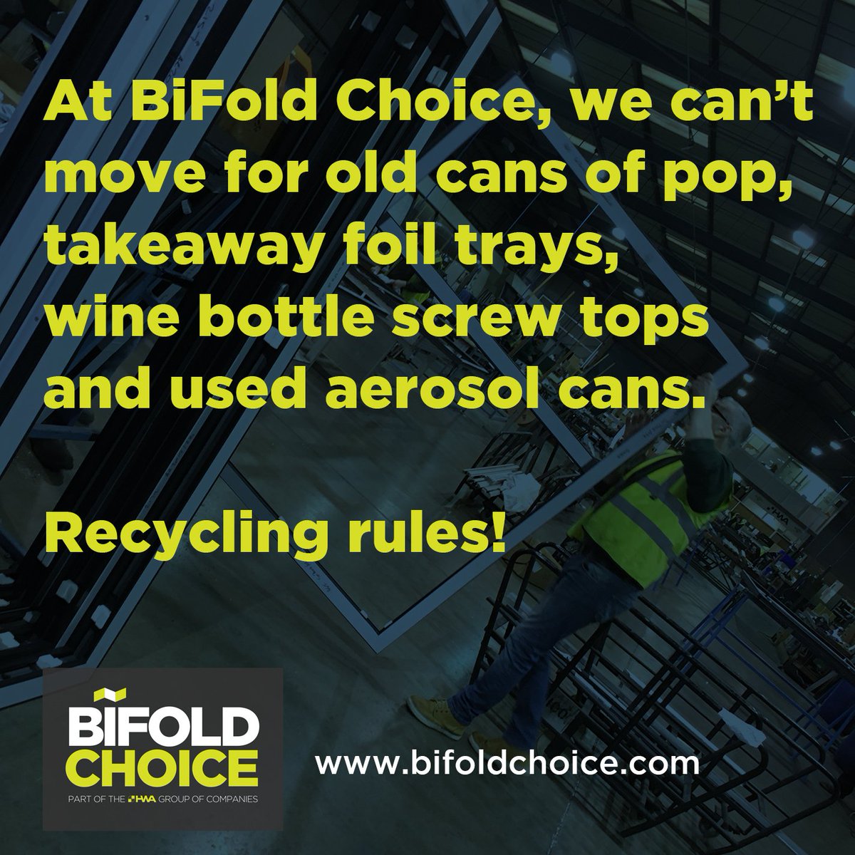 #ThursdayThoughts According to CAB 75% OF ALL ALUMINIUM EVER PRODUCED since the 1880’s IS STILL IN USE. And it takes only 5% of the original energy to recycle aluminium – that's like a car going from 35 miles per gallon to 700 miles per gallon. Winning!  #yourewelcome