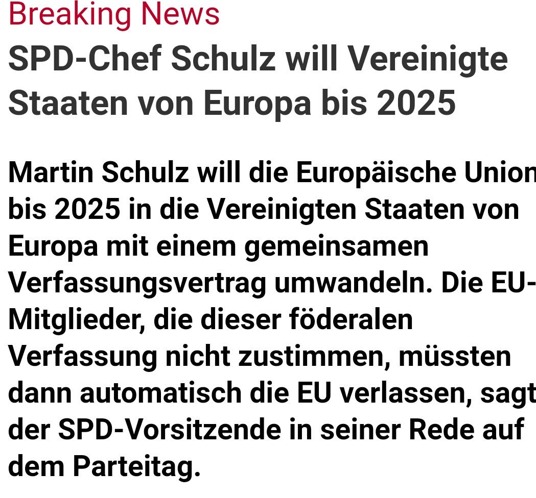 Großartige Vision für #Europa  von Martin Schulz beim Parteitag der <a href="/spdde/">SPD Parteivorstand 🇪🇺</a>. Das muss unser Ziel sein! #inzukunftnurgemeinsam #EU