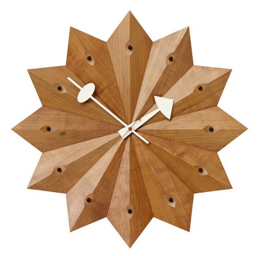 1950s George Nelson Fan wall clock reissued by Vitra bit.ly/2j2ught