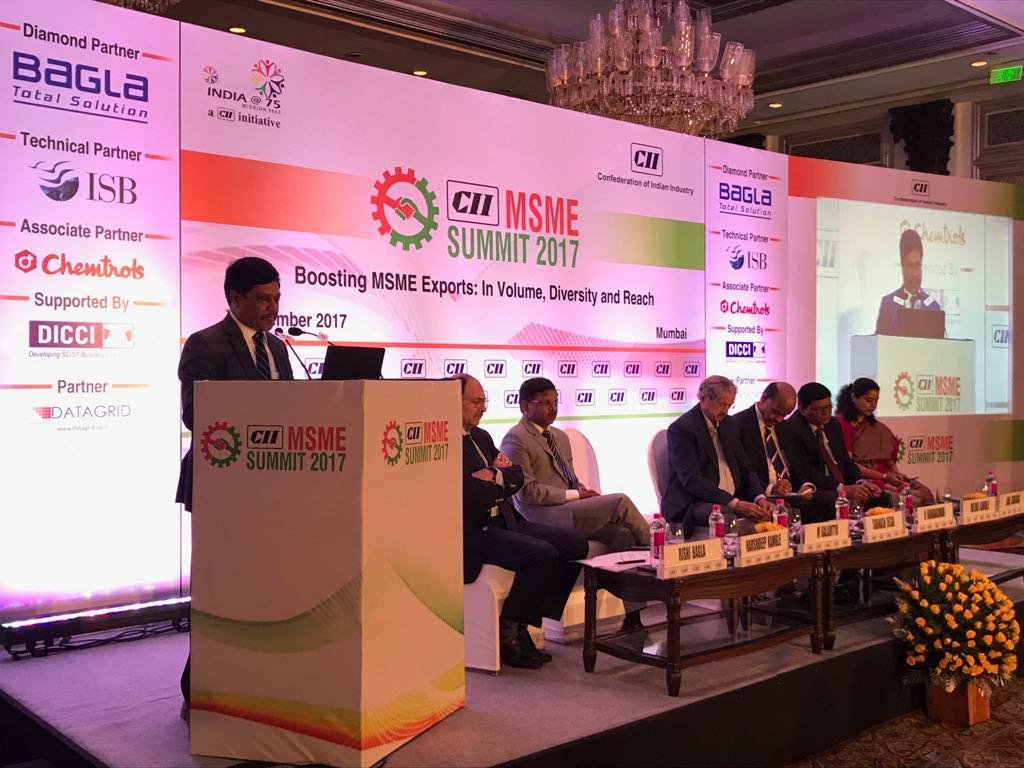 CIIEvents's tweet photo. We are open to partnerships to boost #MSME sector~Air Vice Marshall M Baladitya, Chairman, Board of Administration & General Manager, Canteen Stores Department #FinancialDistribution @minmsme https://t.co/9y6fL81pxX