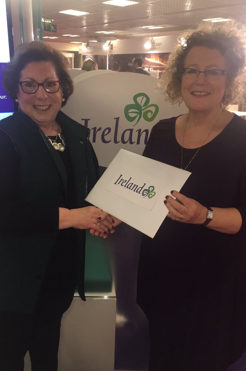 TIindustryOpps's tweet photo. Congratulations @ELTRAVELS on winning a 7 night stay in Ireland courtesy of some of our luxury stand partners! #ILTMIreland #ILTM2017 https://t.co/Qrmip4Oxkf