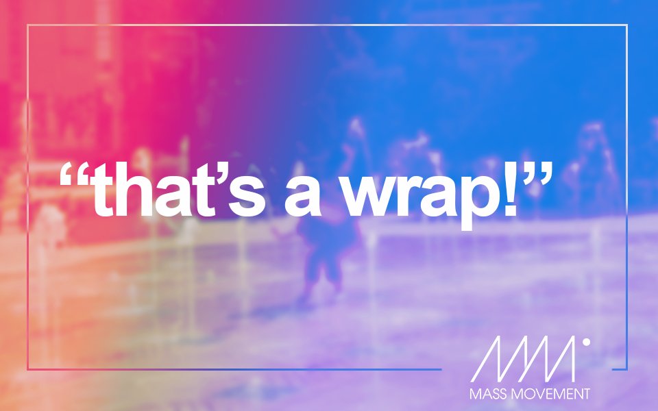 "That's A Wrap". MM Talent Hannah Bodenham completes her exciting transatlantic commercial shoot for Mass Movement. Well done! #SmashedIt #Commercial #Advert #Dance #Performance #MMTalent