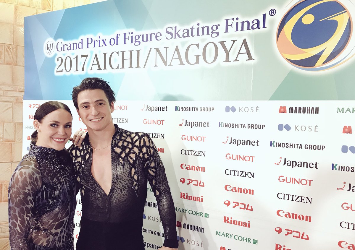 SkateCanada's tweet photo. Tessa Virtue & Scott Moir rocked the house with their short dance! They are in 2nd place after the short. #GPFinal #GPFigure #GPFNagoya
@tessavirtue et @ScottMoir ont fait vibrer l’auditoire avec leur danse courte, qui les met en 2e place. #FinaleGP #GPFigure #FGPNagoya https://t.co/sH01Eaep3F