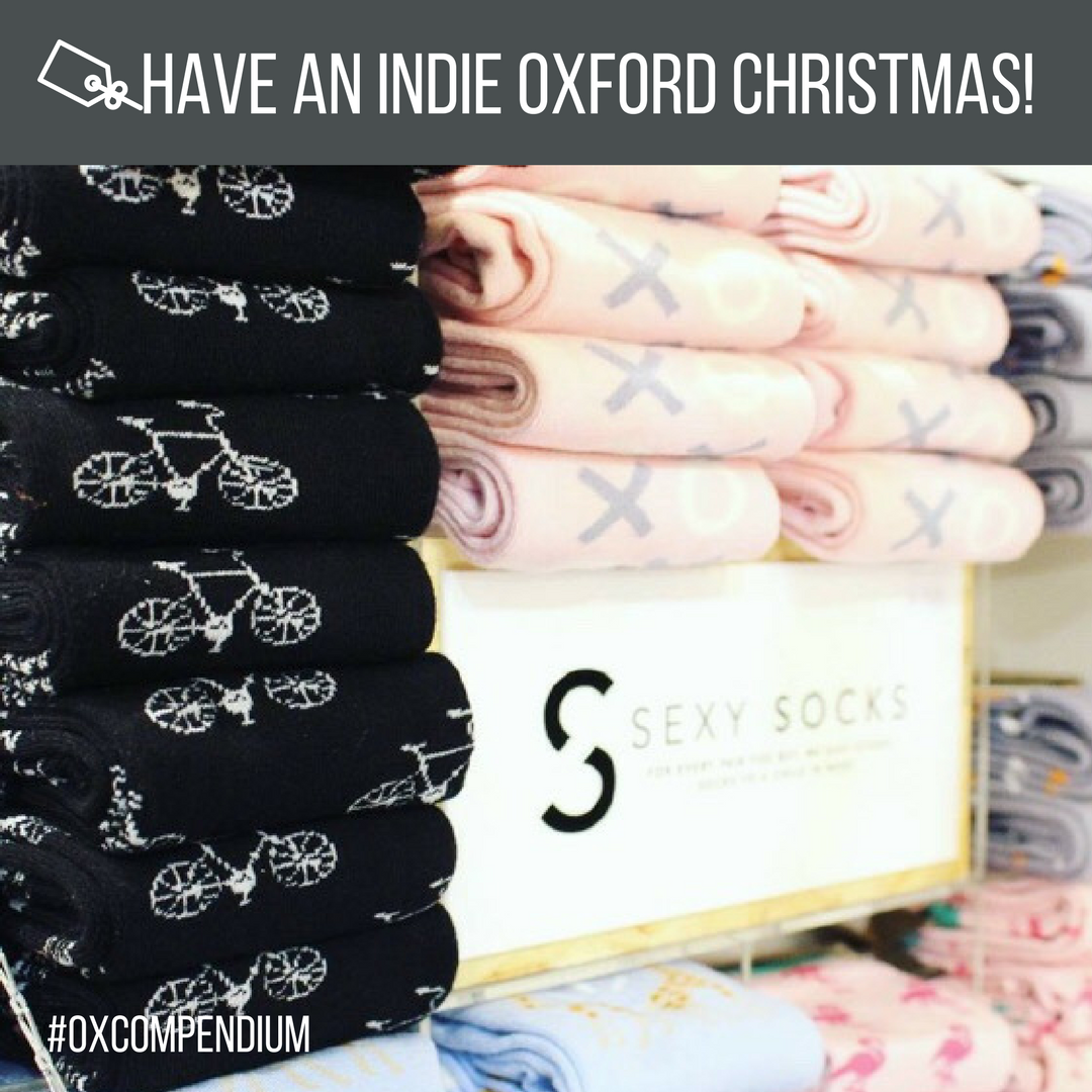 Fill up that stocking with Sexy Socks from <a href="/FT_StMichaels/">Fairtrade_StMichaels</a> - for every pair sold, a pair is given to a child in need.

#OxCompendium #IndieOxfordChristmas