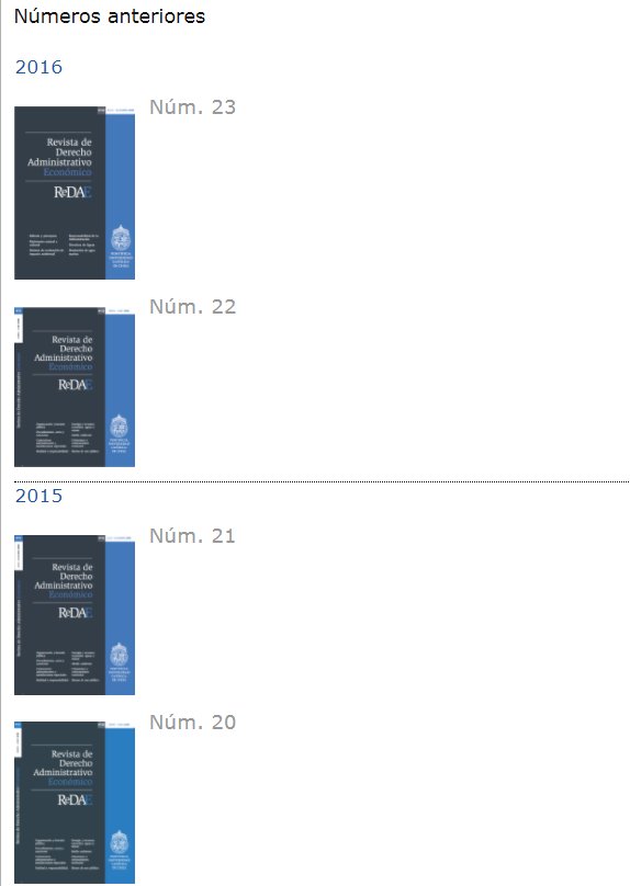 vergara_blanco's tweet image. La Revista de Derecho Administrativo Económico #ReDAE ya está íntegramente disponible en formato online: 20 años de revista; más de 5.000 páginas y más de 300 artículos ¡Nuestro aporte a la cultura del Derecho Administrativo!