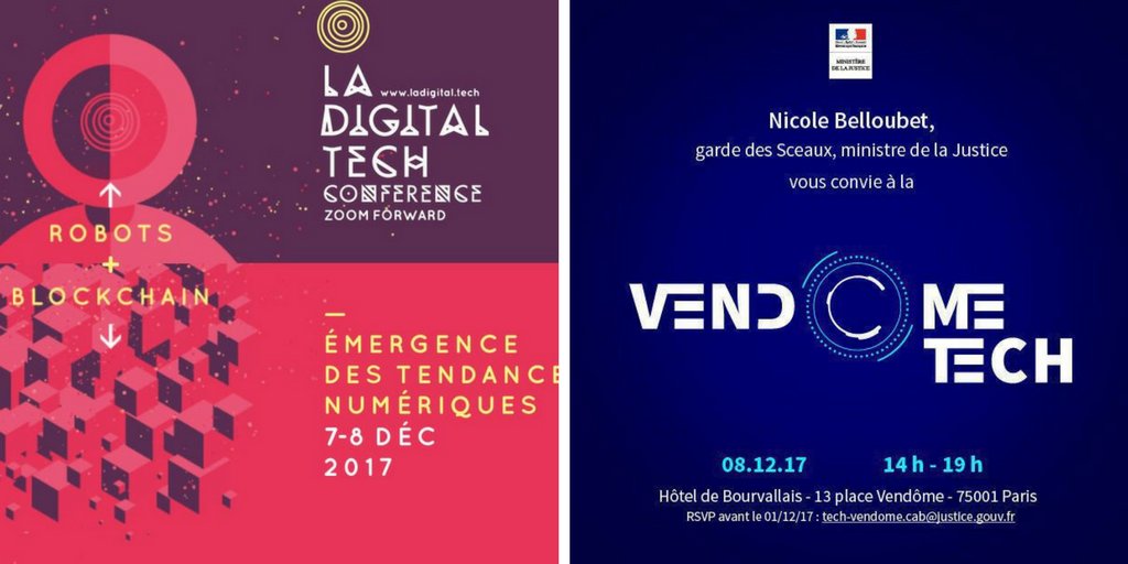 blckchainyourip's tweet image. C&apos;est demain ! BlockchainyourIp est très heureux d&apos;être présent à la #DigitalTechConference à Rennes et également à l’événement #VendomeTech en présence de Nicole Belloubet, ministre de la justice ! #Innovation #Blockchain 💪🚀⚖