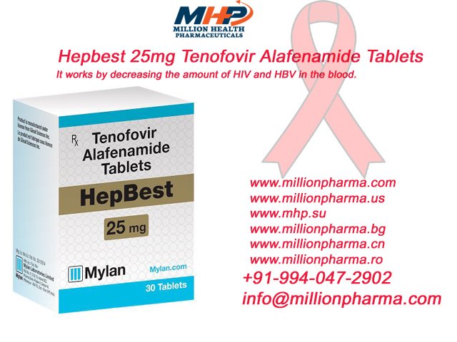 Jackmillionmhp's tweet photo. #Hepbest25mg #Tenofovir #AlafenamideTablets . It works by decreasing the amount of #HIV and #HBV in the #blood . #HIVPolicyNow #HIV #Hivites #hiveworks #AIDS #AIDSawarenessmonth #aids_awareness #aidsreport #millionpharma #hepbest #hbv #hepatitisB #HepB #endAIDS #LetsEndIt https://t.co/ZGXVTBVNHe