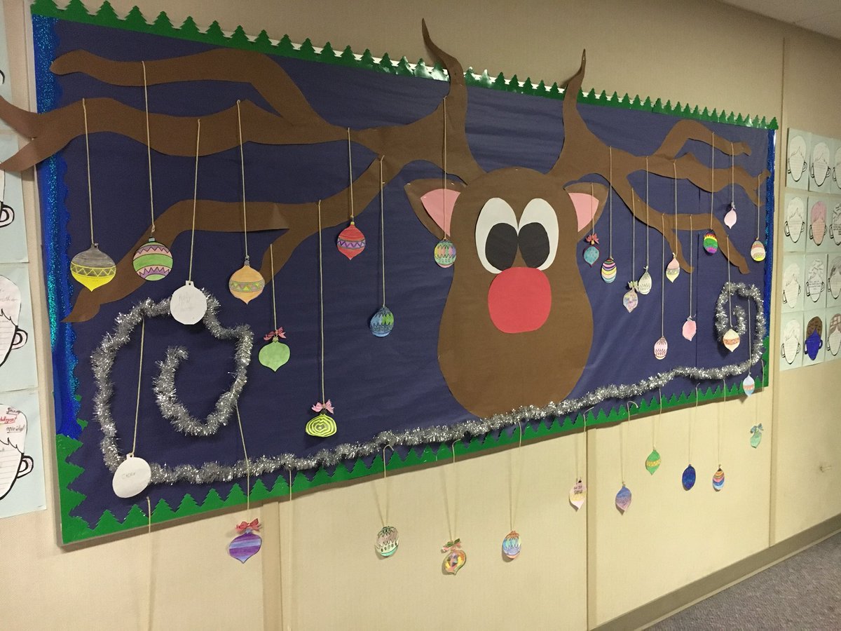 RP_Tharp's tweet photo. Shoutout to my two ISU interns for making the cutest bulletin board!🎅🏼💛🖤 https://t.co/VFKG2zGpjh