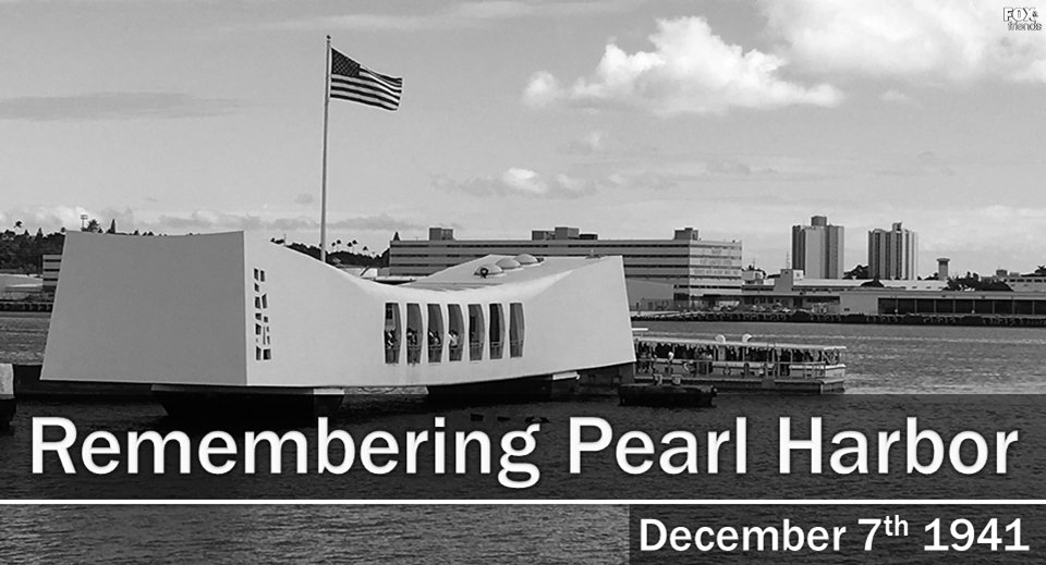 foxandfriends's tweet image. Remembering Pearl Harbor: On December 7th, 1941 more than 2,400 Americans lost their lives at the naval base near Honolulu, Hawaii
