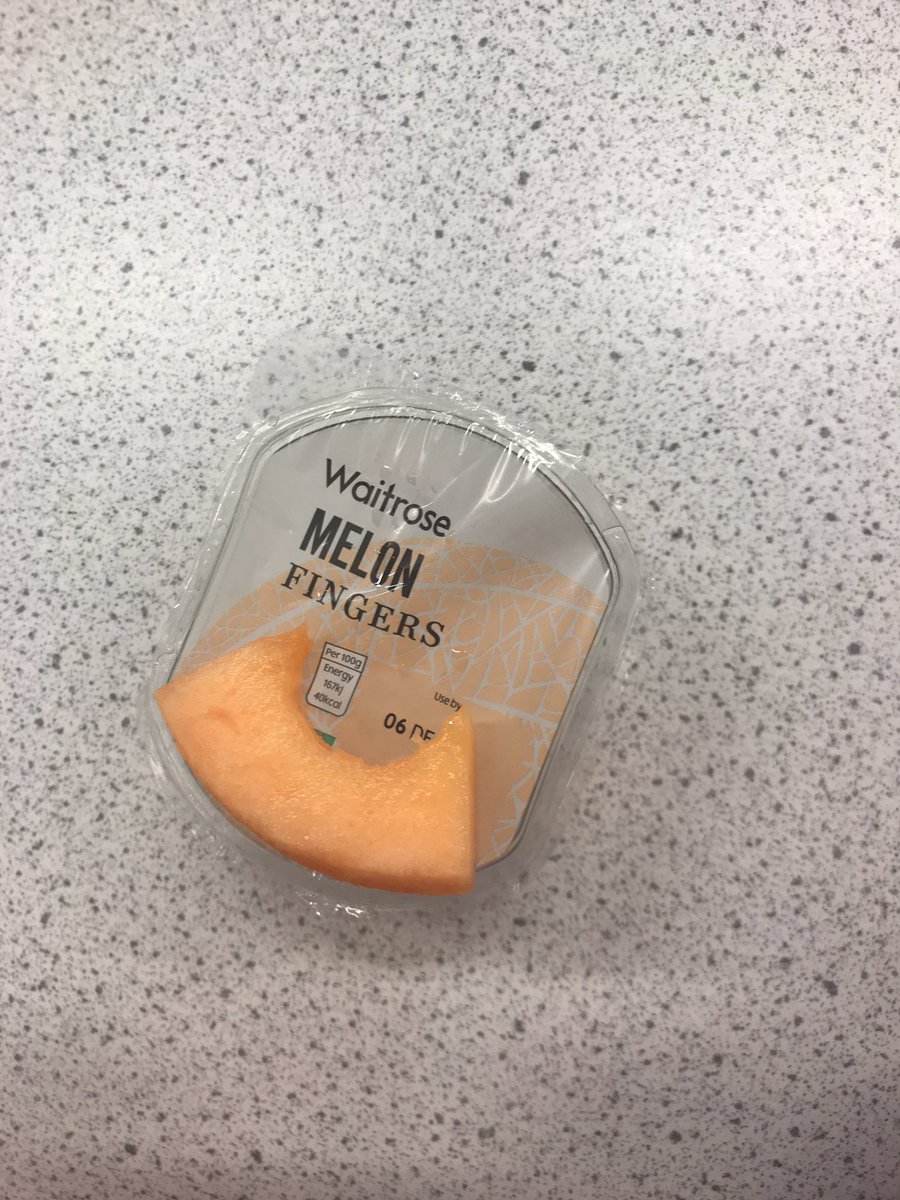 maisiegontier's tweet photo. @waitrose why are your melon fingers called fingers when they look like this?? https://t.co/eNPt55dxHx