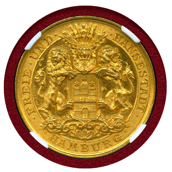 Japan Coin Cabinet Sold 4 5 18 ドイツ ハンブルク 1913年 ポルトガレッサー 金メダル 10ダカット Pcgs Sp63 1913 Medal Hamburg Au 10d Bank Portugaloser T Co Lhln64rzha Sp63はpcgsで最高鑑定品となっています 18年4月現在鑑定数は