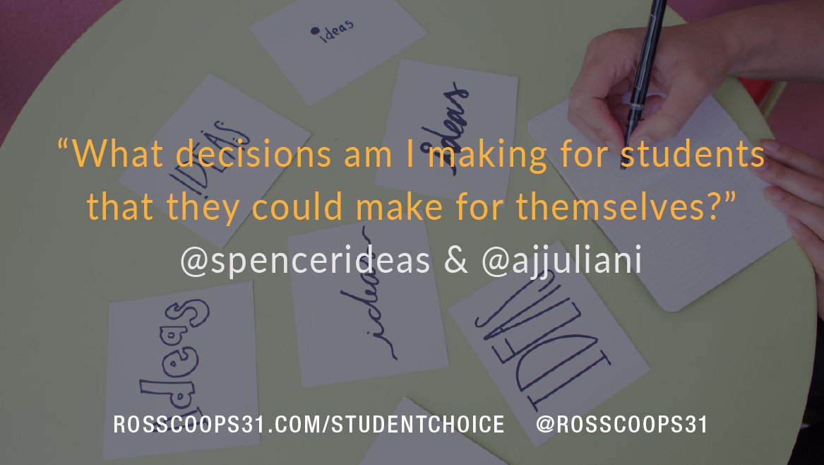 RossCoops31's tweet photo. New post - Professional Development: Focusing on Student Choice #education #mschat #byotchat https://t.co/CVNElmNpcJ https://t.co/BfHeHJ3VxX