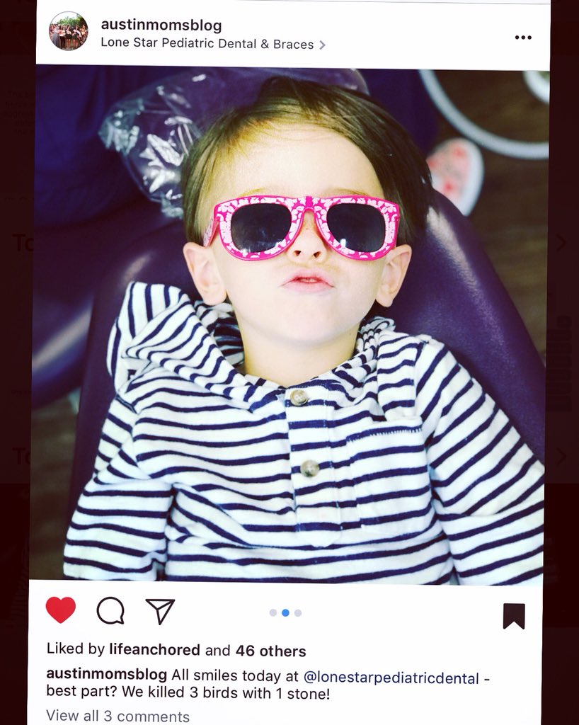 We love Austin Moms Blog &amp; all of their adorable kiddos! 😎💛 #stylinandprofilin #austinmomsblog