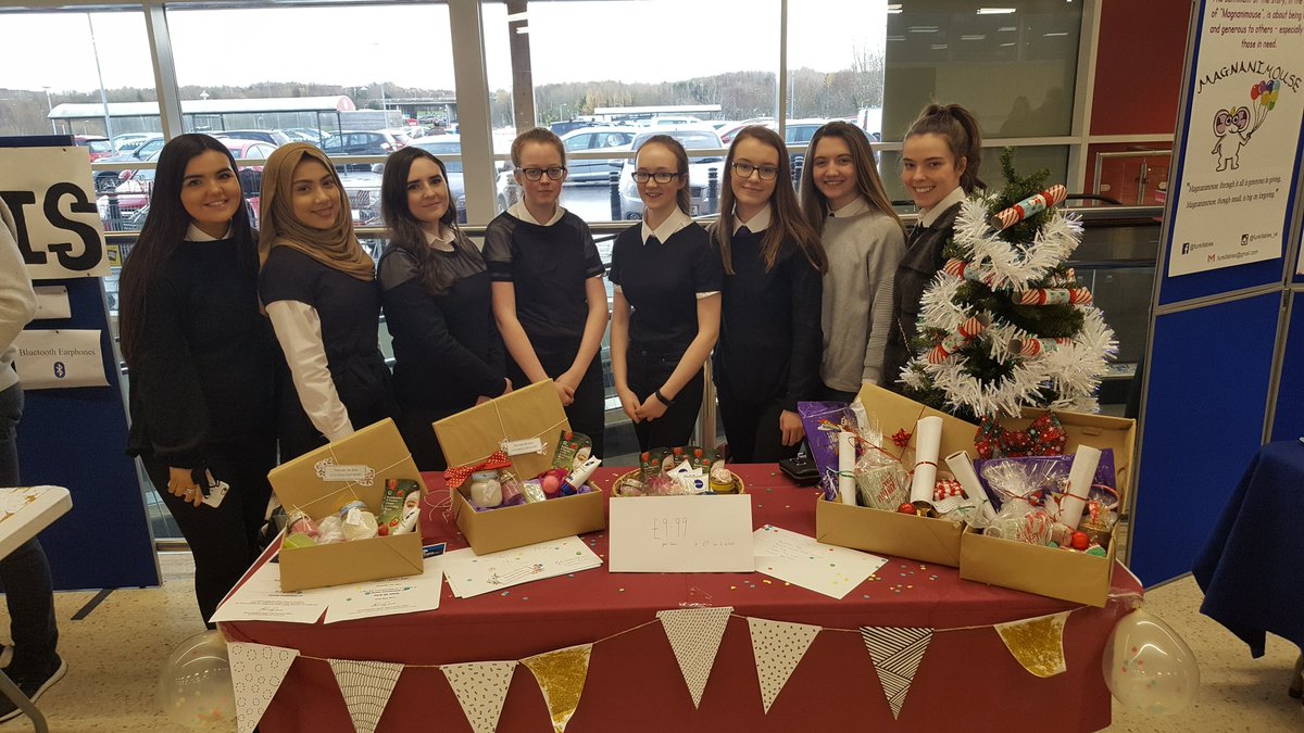 BHSBITE's tweet photo. Going... Going... GONE! @OutsideTheBoxYE, our S6 Young Enterprise company, sold out of products at their first trade fair last Saturday! Well done team! @YE_Scotland @BannermanHigh  #YoungEnterprise #OutsidetheBox https://t.co/qTfxikEmKq