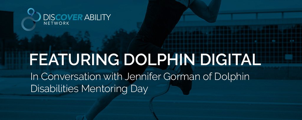 HireAbilityNow's tweet photo. We chatted w @drsgorman about Dolphin Disabilities Mentoring Day, from stripping down misconceptions about #PWD to how it helps biz see why their hiring practices may be turning away great talent. @dolphindmd #dmd2017 #abilities #inclusion #accessibility https://t.co/hJtsAjjBvW https://t.co/KdcPqOuQgB