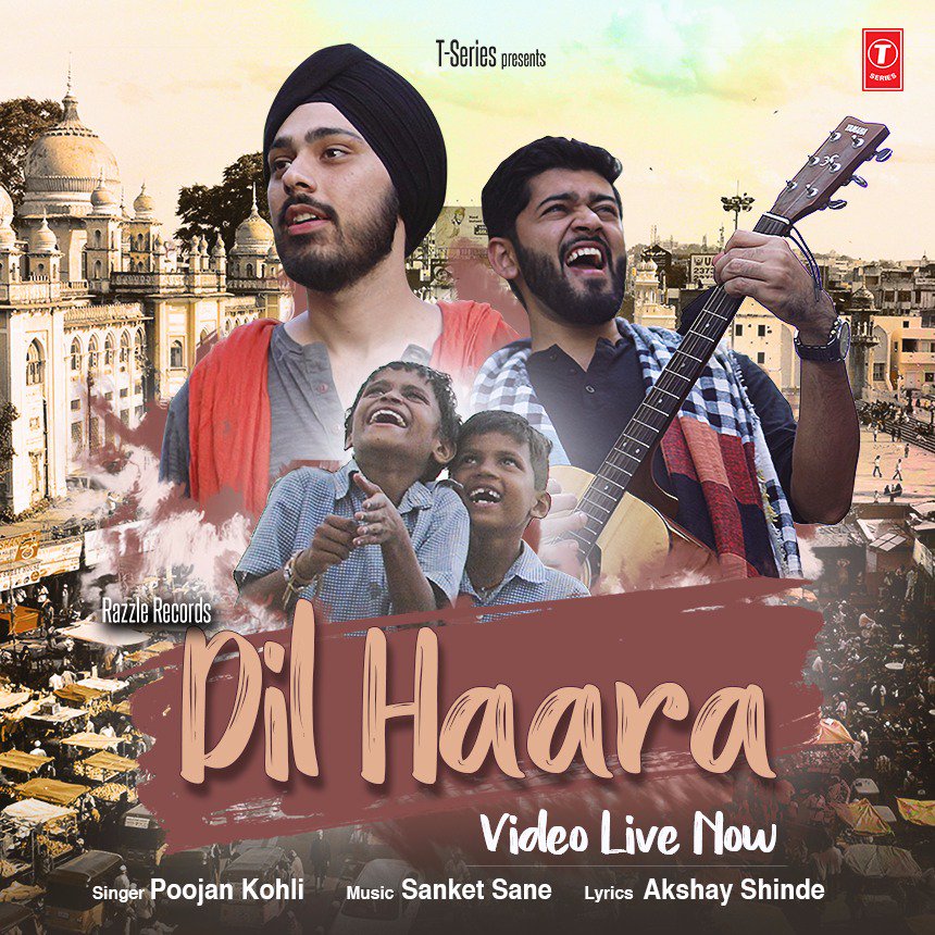 Presenting latest song #DilHaara sung by Poojan Kohli, Music by Sanket Sane and penned by Akshay Shinde. bit.ly/DILHAARA_Video…