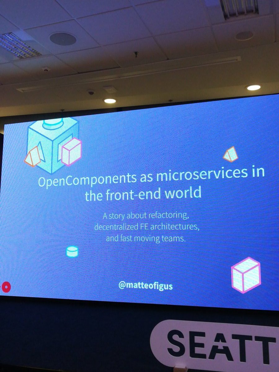 ChrisKepinski's tweet image. #opencomponents #codeEurope