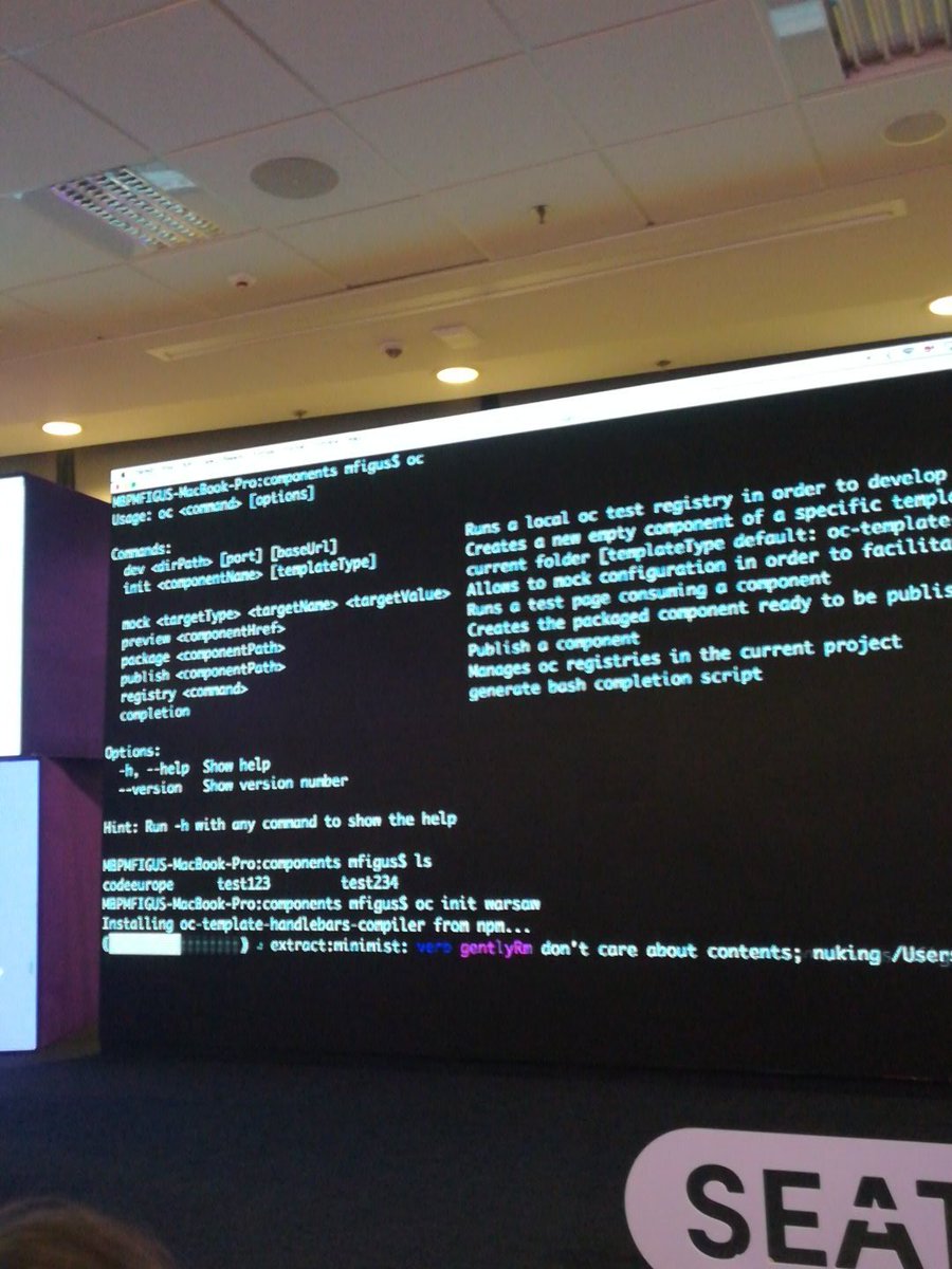 ChrisKepinski's tweet image. #opencomponents #codeEurope