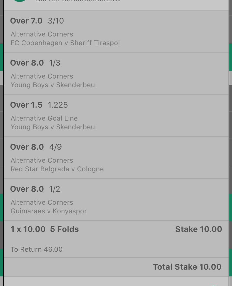 ⭐️🎄🎅🏻XMAS ROLLER🎅🏻🎄⭐️

BETS 1 &amp; 2

All games from the Europa League🏆
