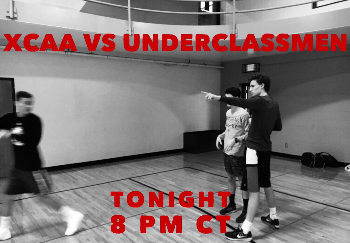 xcaabasketball's tweet photo. Tonight at 8: https://t.co/245jO7N1he