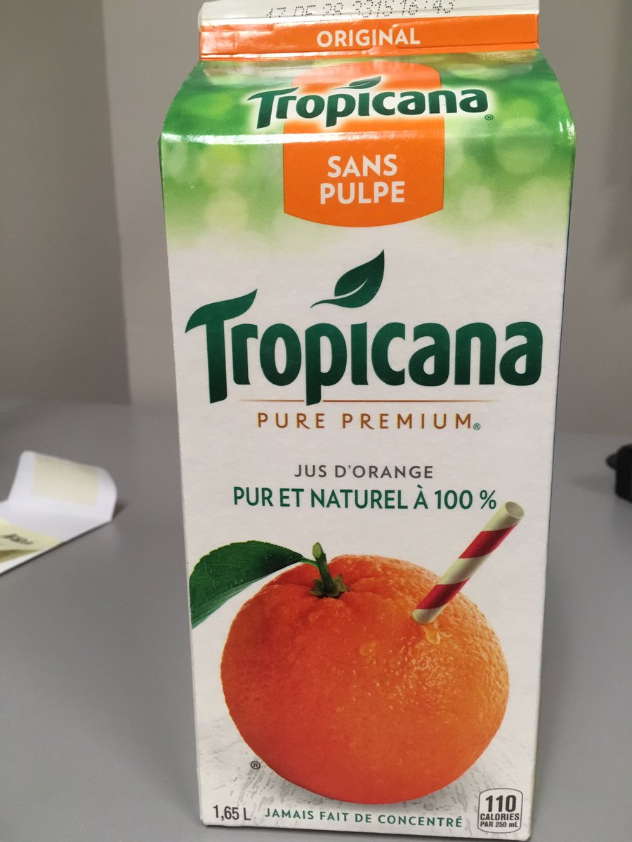 Matt_Bisson's tweet photo. When you're getting ready for work in the dark and you think you grabbed the soy milk for your tea. #morningradioproblems #oj #fruitytea https://t.co/iJgy6mvPIk