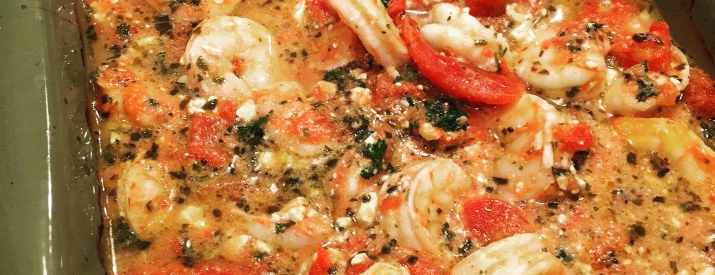 Mediterranean Shrimp Bake Recipe #SundaySupper buff.ly/2AUgZOC