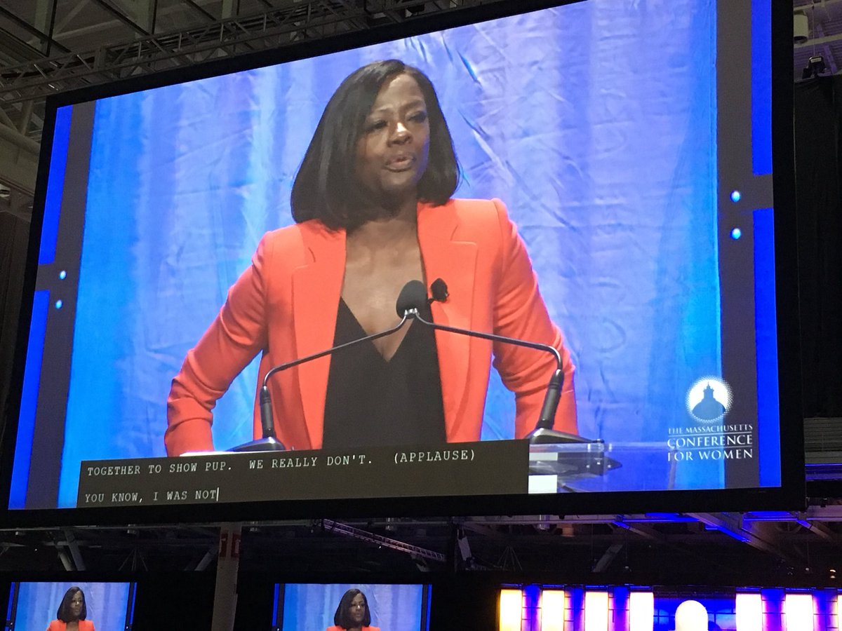 firefly04's tweet image. I couldn’t ask for a better way to start a Thursday morning...listening to @violadavis speak.. #masswomen