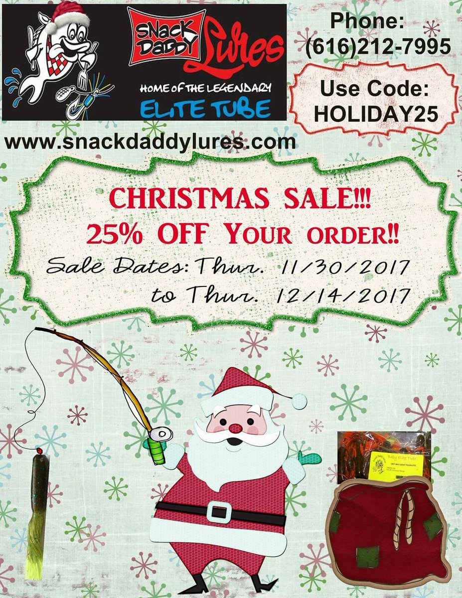 Ray and Granny have been busy making baits. Don’t miss out on this great sale! Holiday25 checkout coupon code